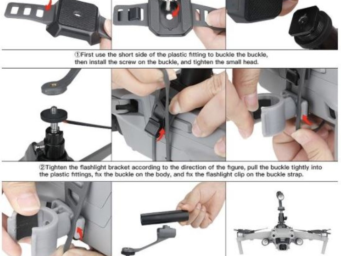 Univerzální boční LED světla na dron