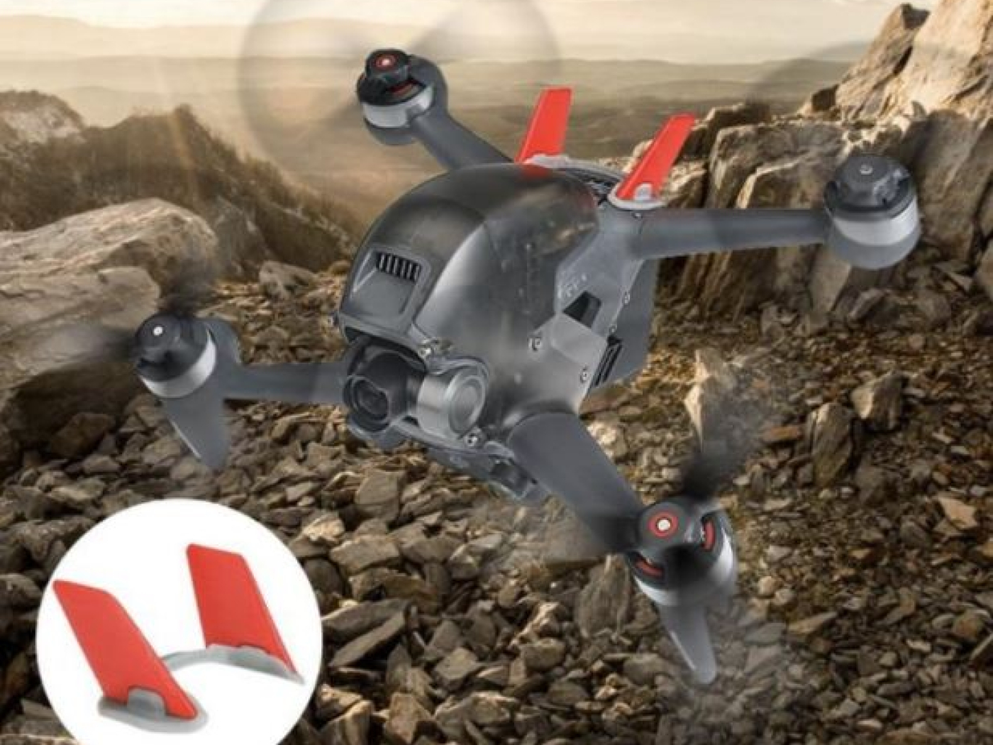 Křídla na DJI FPV závodní dron