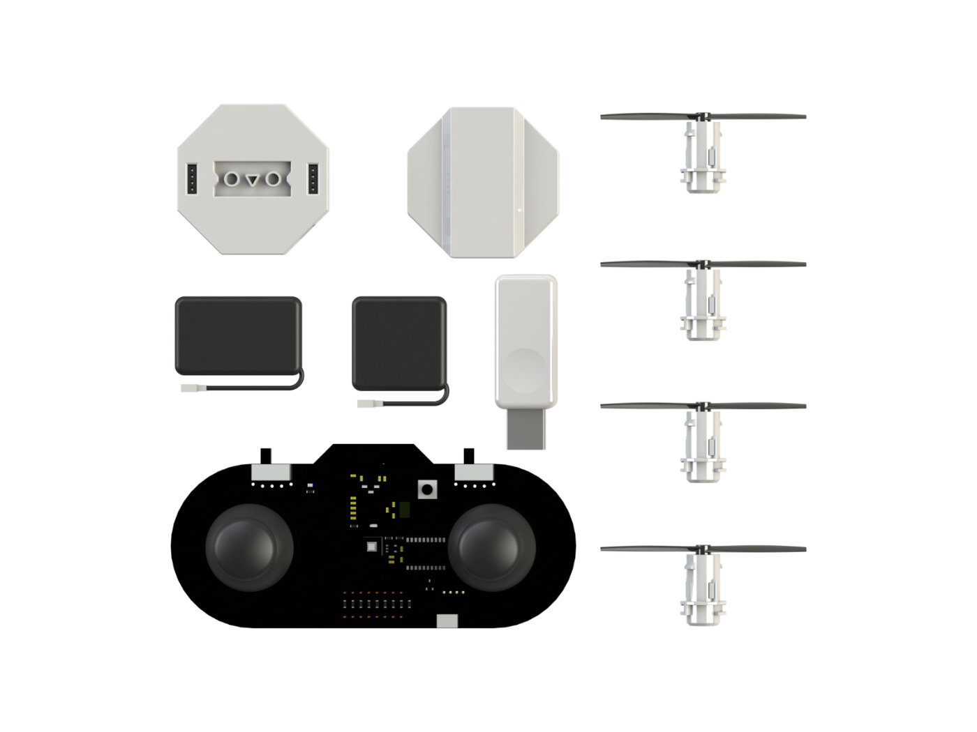 Dřevěný DIY dron AirWood CUBEE s kamerou