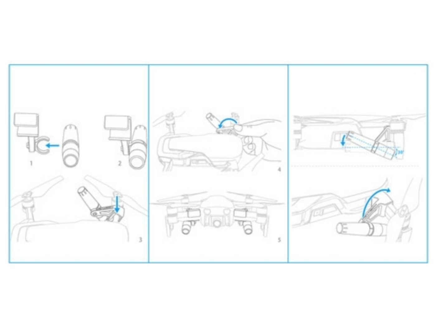 DJI Mavic Air sada LED osvětlení