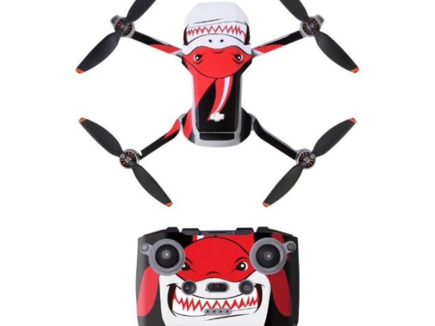 Shark polep na dron a ovladač DJI Mini 2