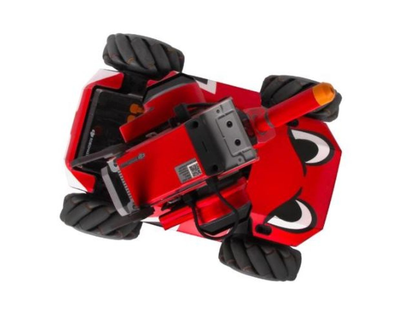 Červený polep na DJI RoboMaster S1