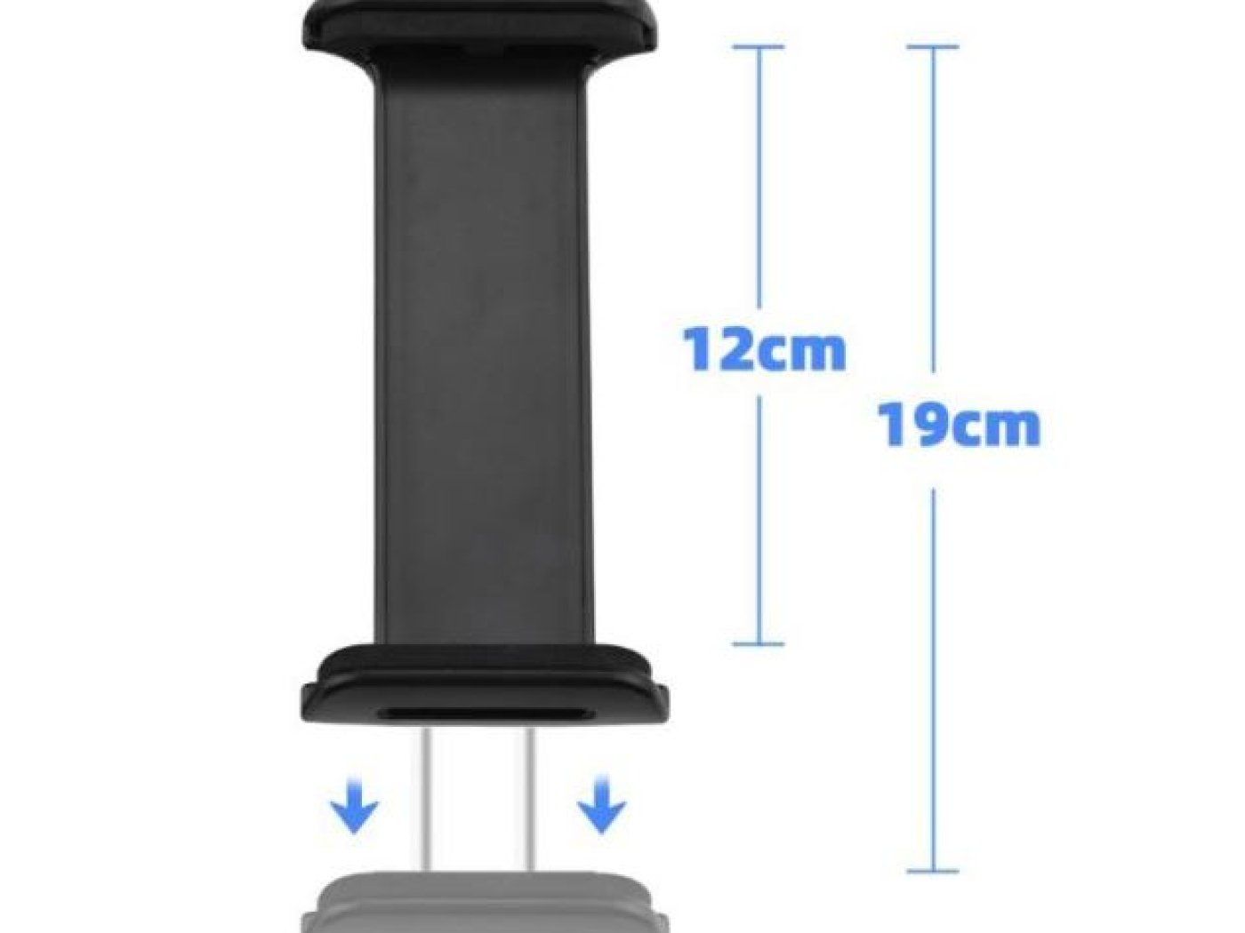 Sluneční clona + držák tabletu na dálkový ovladač (natažení pružiny do 19 cm)