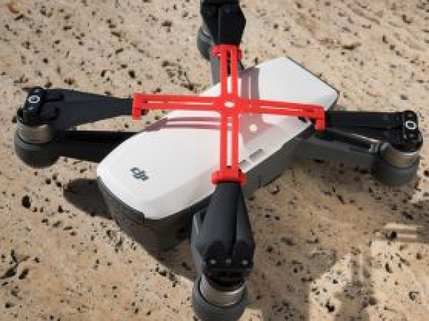 Držák vrtulí Adam FLEET pro dron DJI Spark - 2 ks - černý + červený