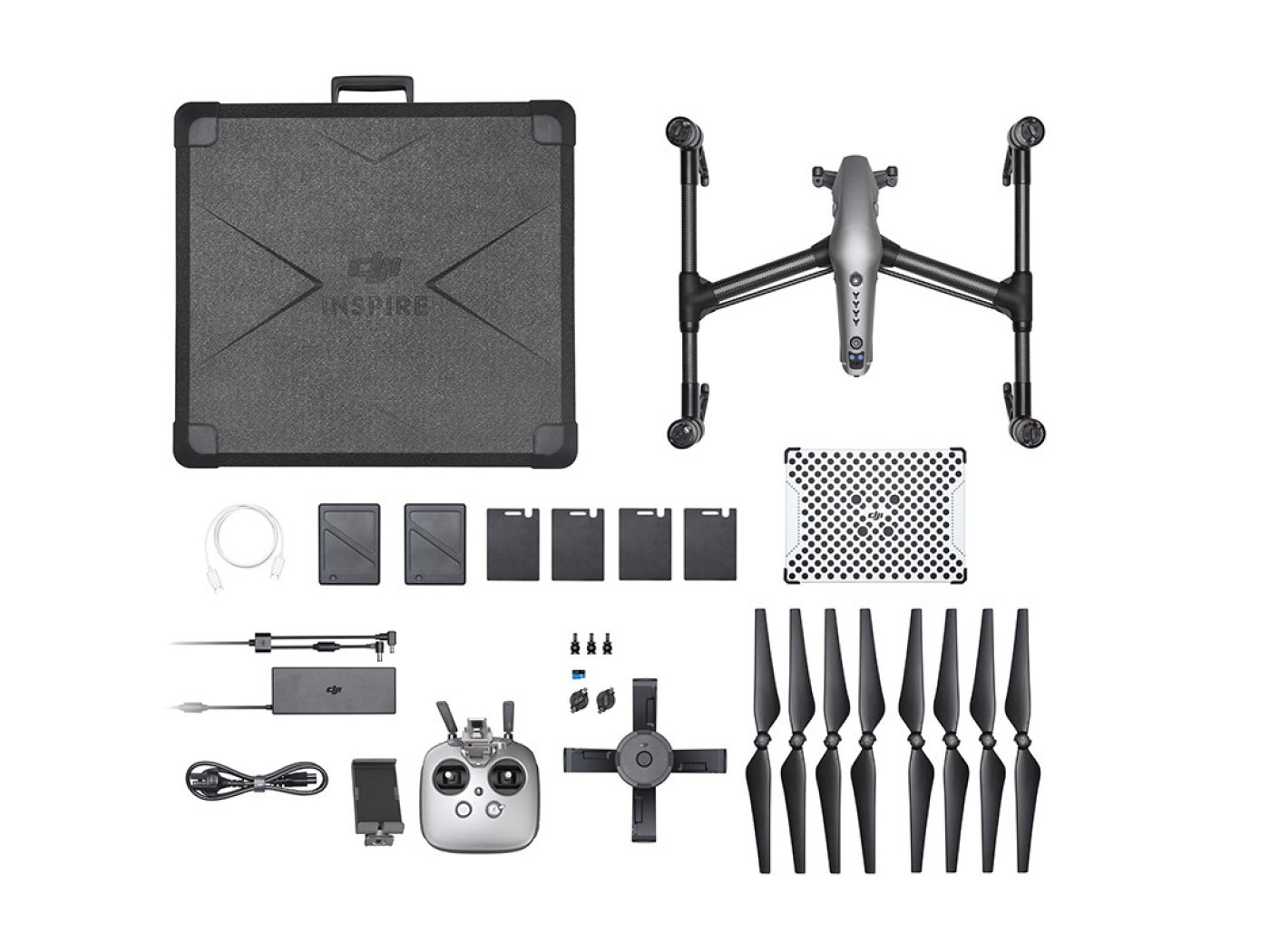 DJI Inspire 2 s licencí (bez kamery) + Přepravní kufr s výplní na kolečkách