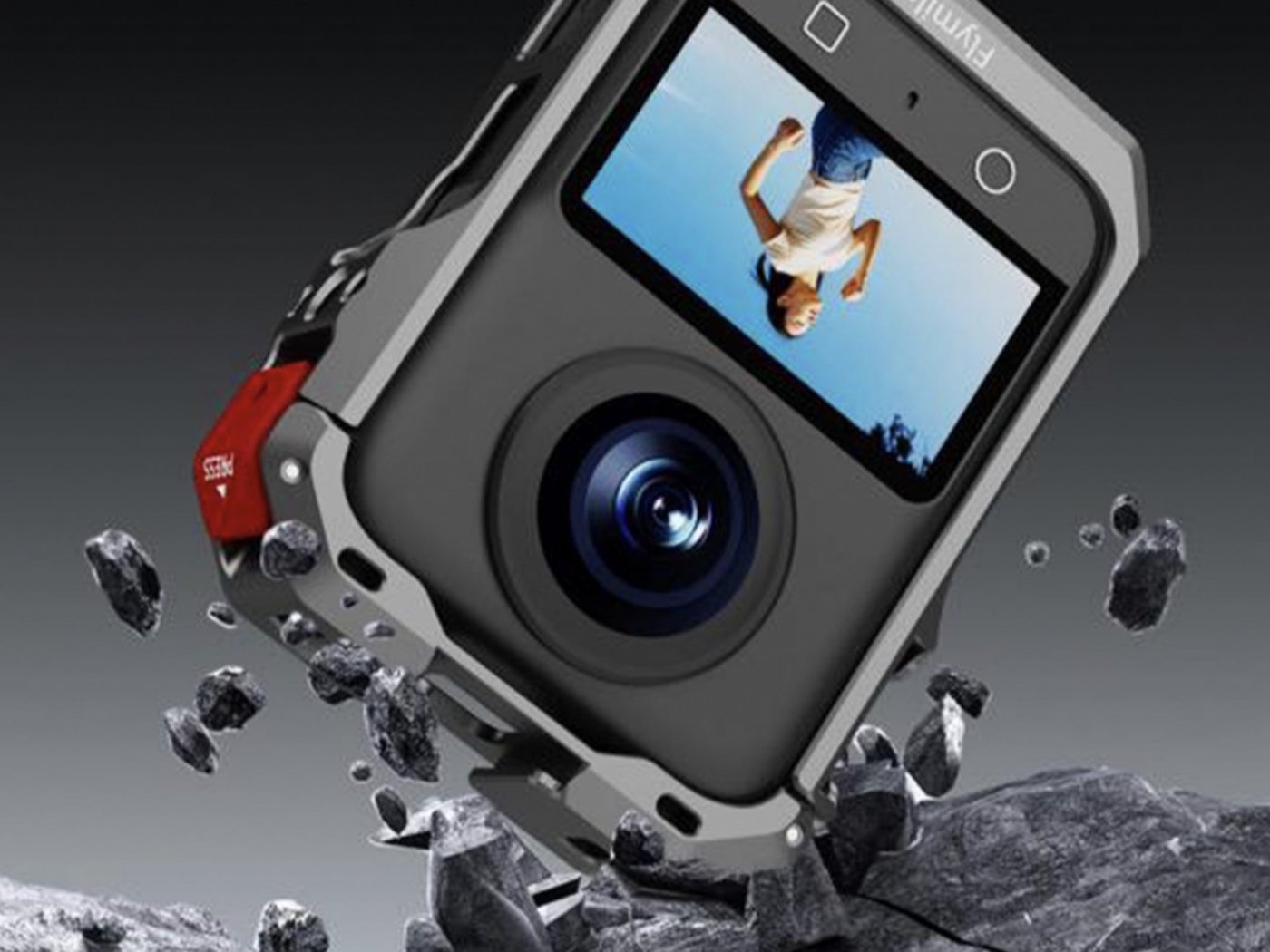 Hliníkový rám s krytkou objektivu pro kameru DJI Osmo 360