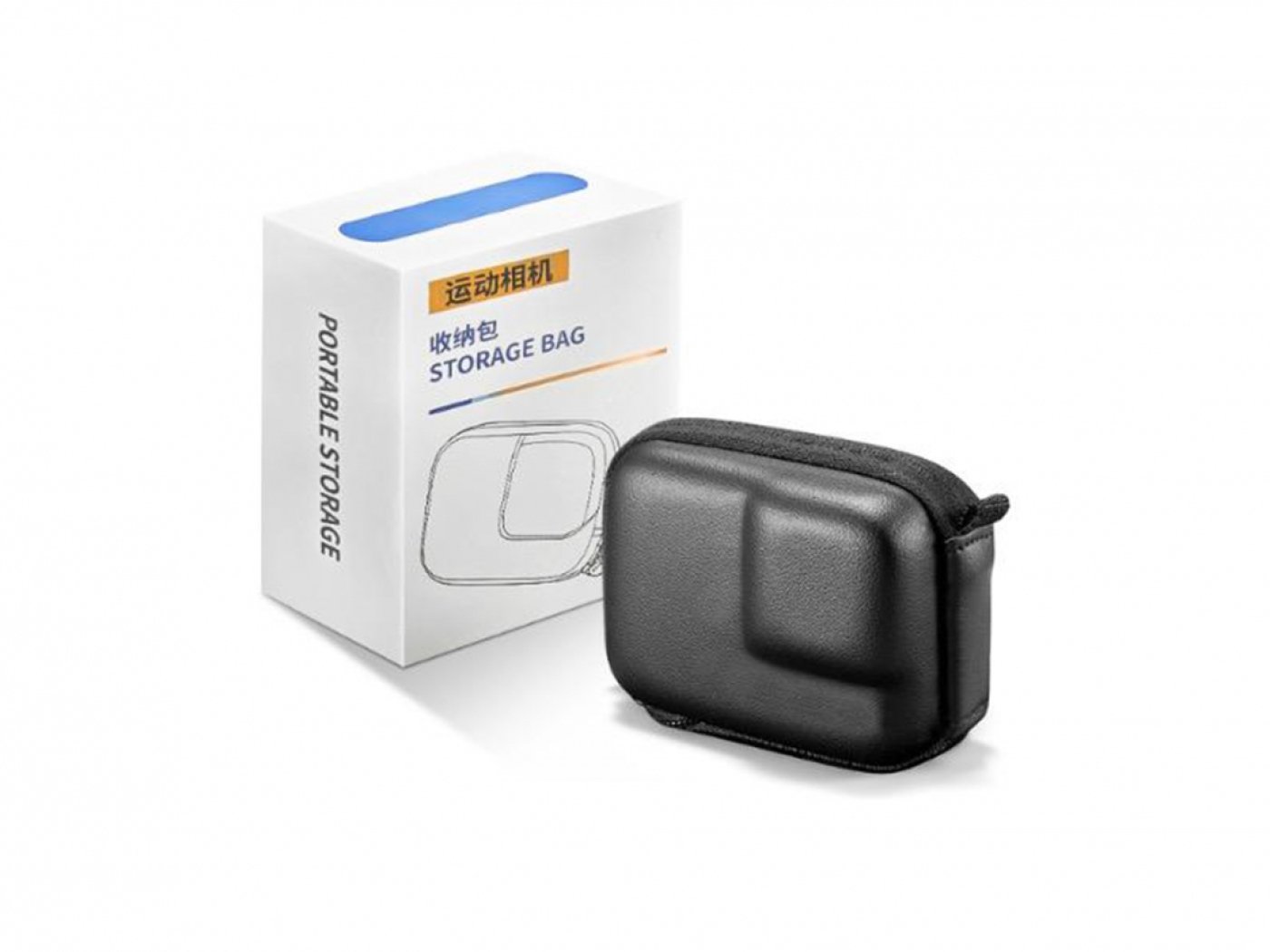 PU mini přepravní pouzdro na kameru DJI Osmo Action 3 / Osmo Action 4
