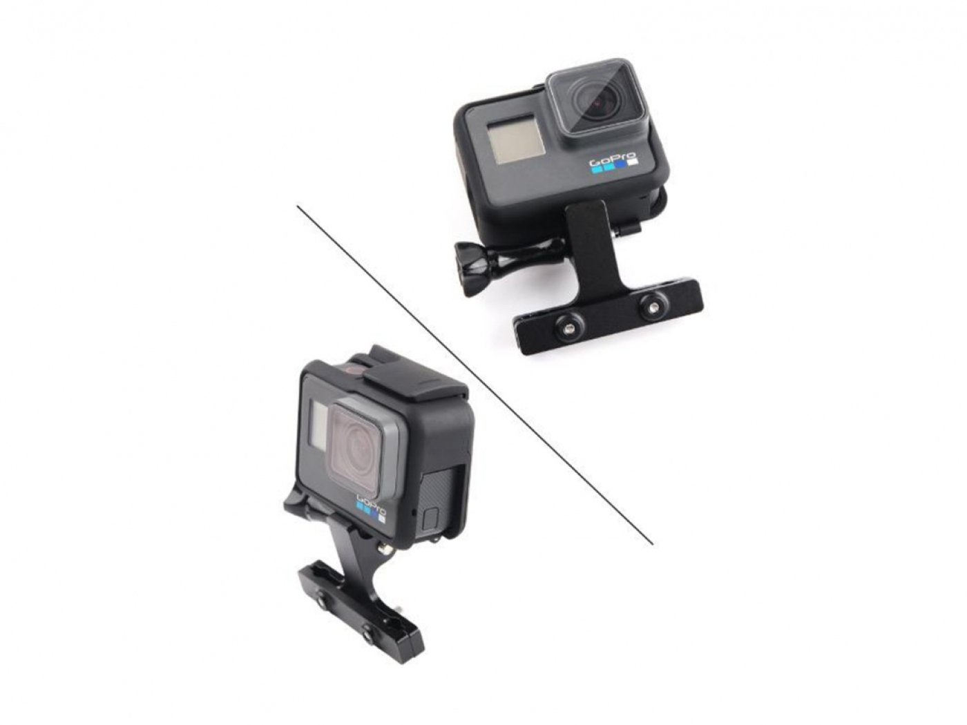 Držák akční kamery pod sedlo kola