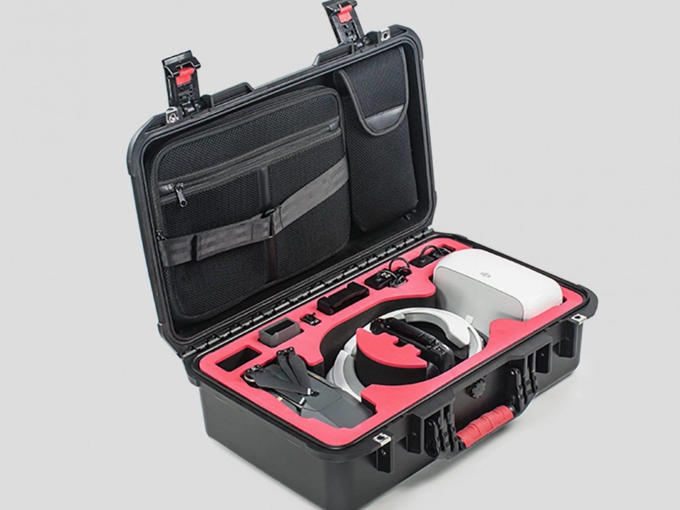 DJI Mavic Pro a DJI Goggles přepravní kufr s výplní