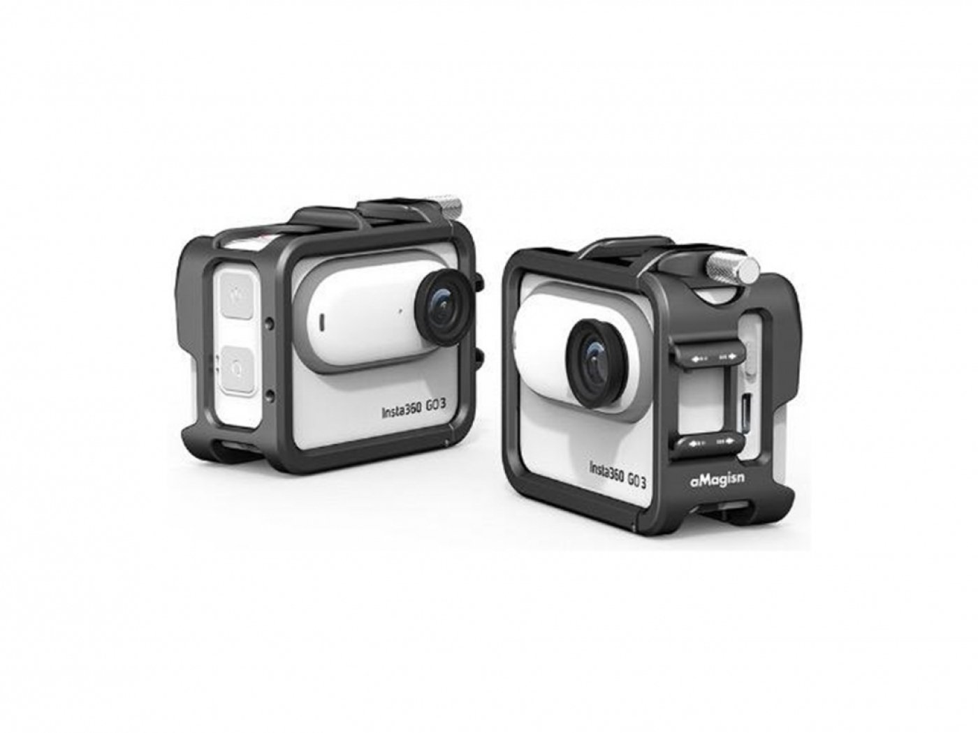 Rám z hliníkové slitiny na kameru Insta360 GO 3 + Action Pod