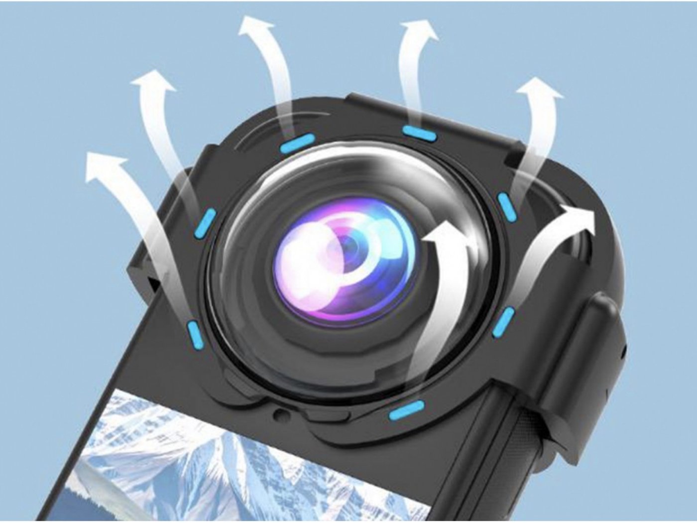 Ochranné sklo objektivu akční kamery Insta360 X4 Air