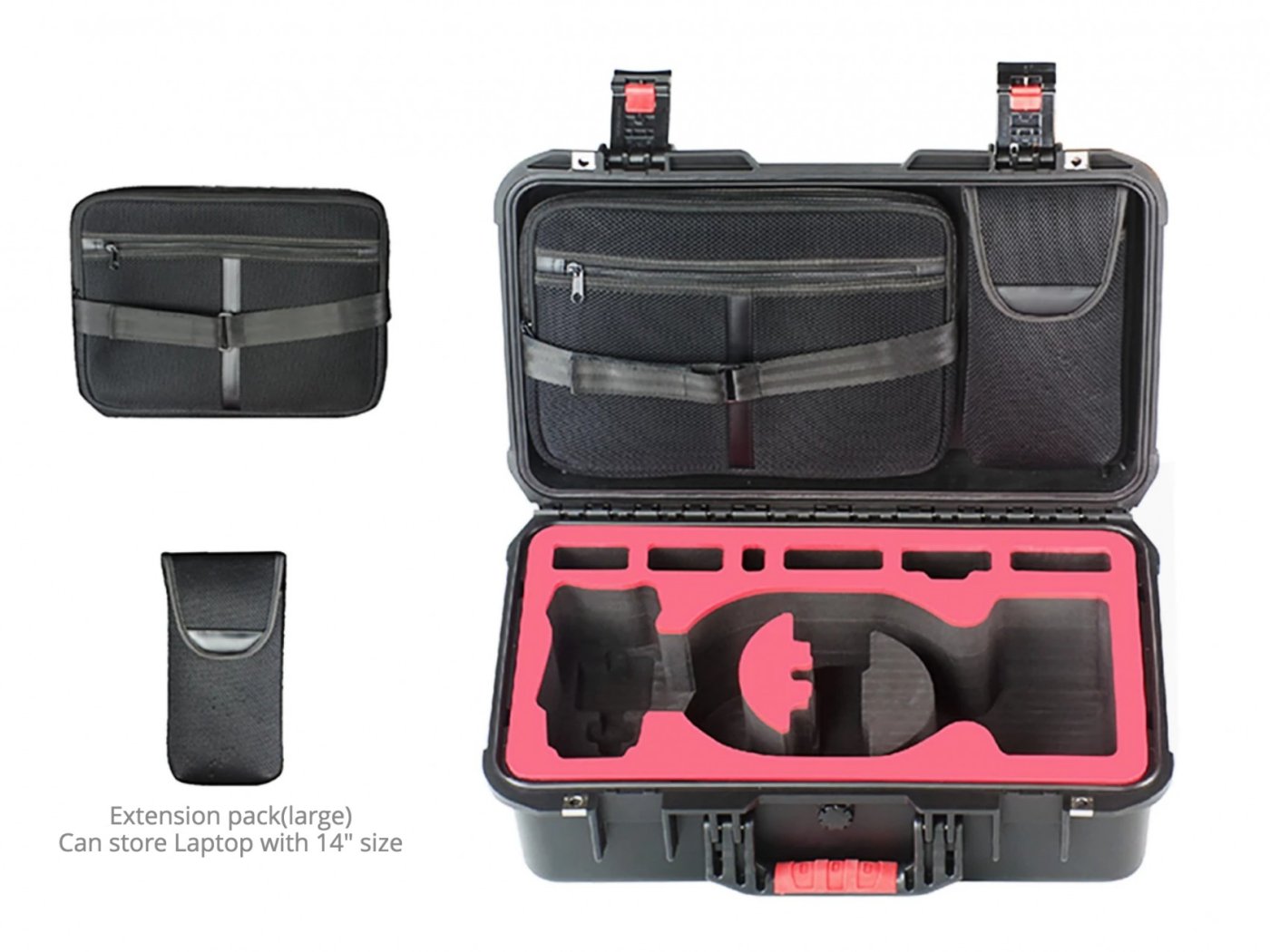 DJI Mavic Pro a DJI Goggles přepravní kufr s výplní