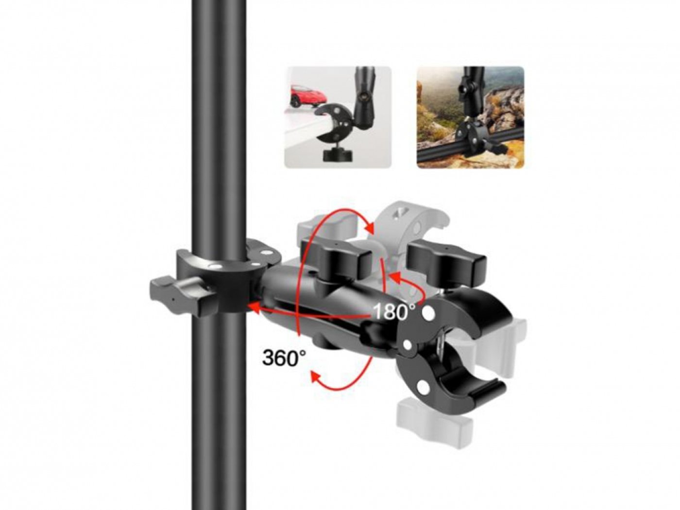 Držák na kolo pro akční kameru