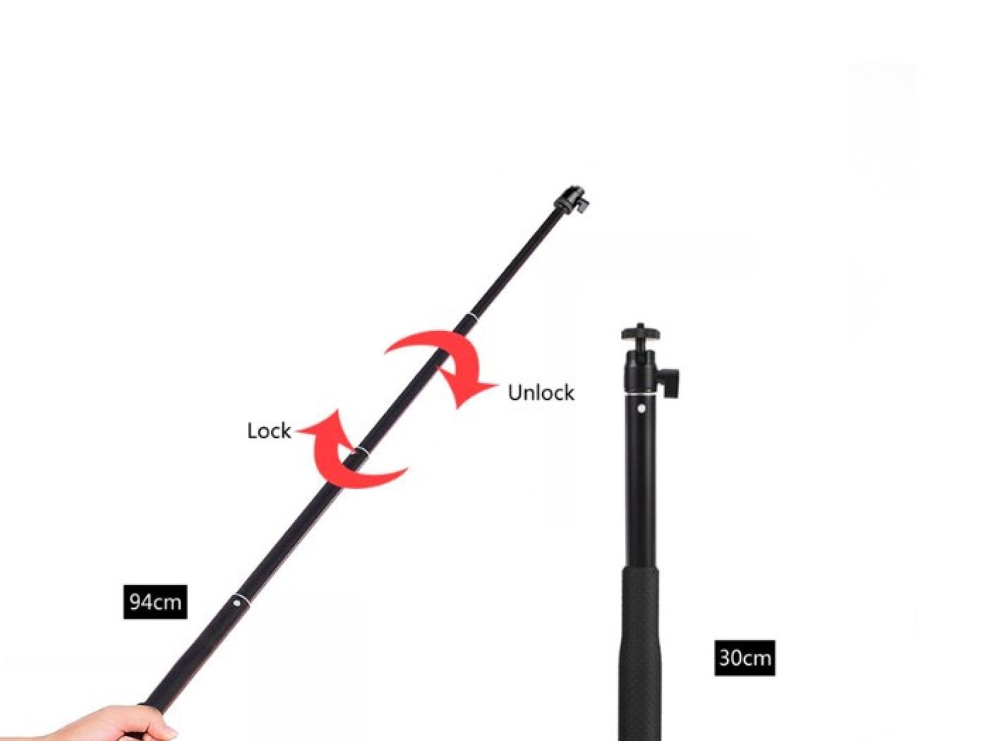 Prodlužovací tyč s držákem telefonu pro DJI Osmo Pocket