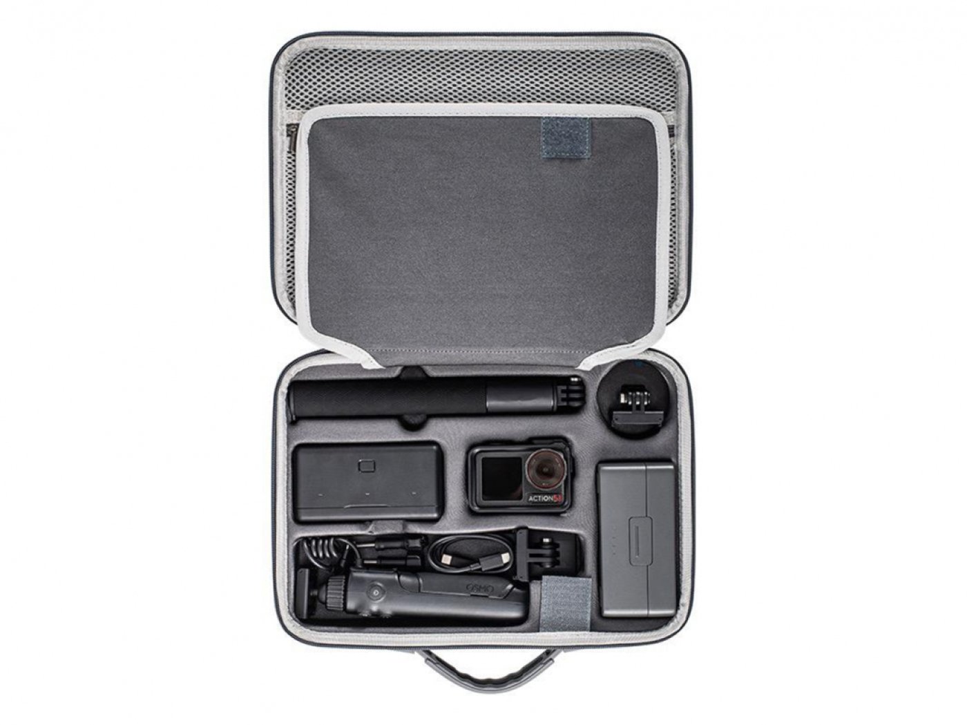 Šedé pouzdro na kameru DJI Osmo Action 5 Pro