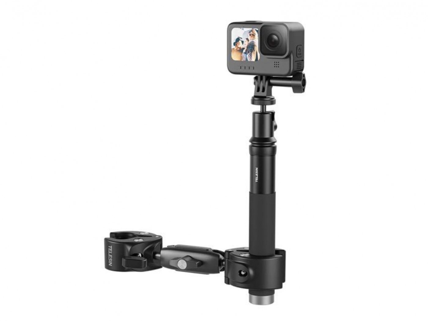 Dvojitý držák na kolo pro akční kameru