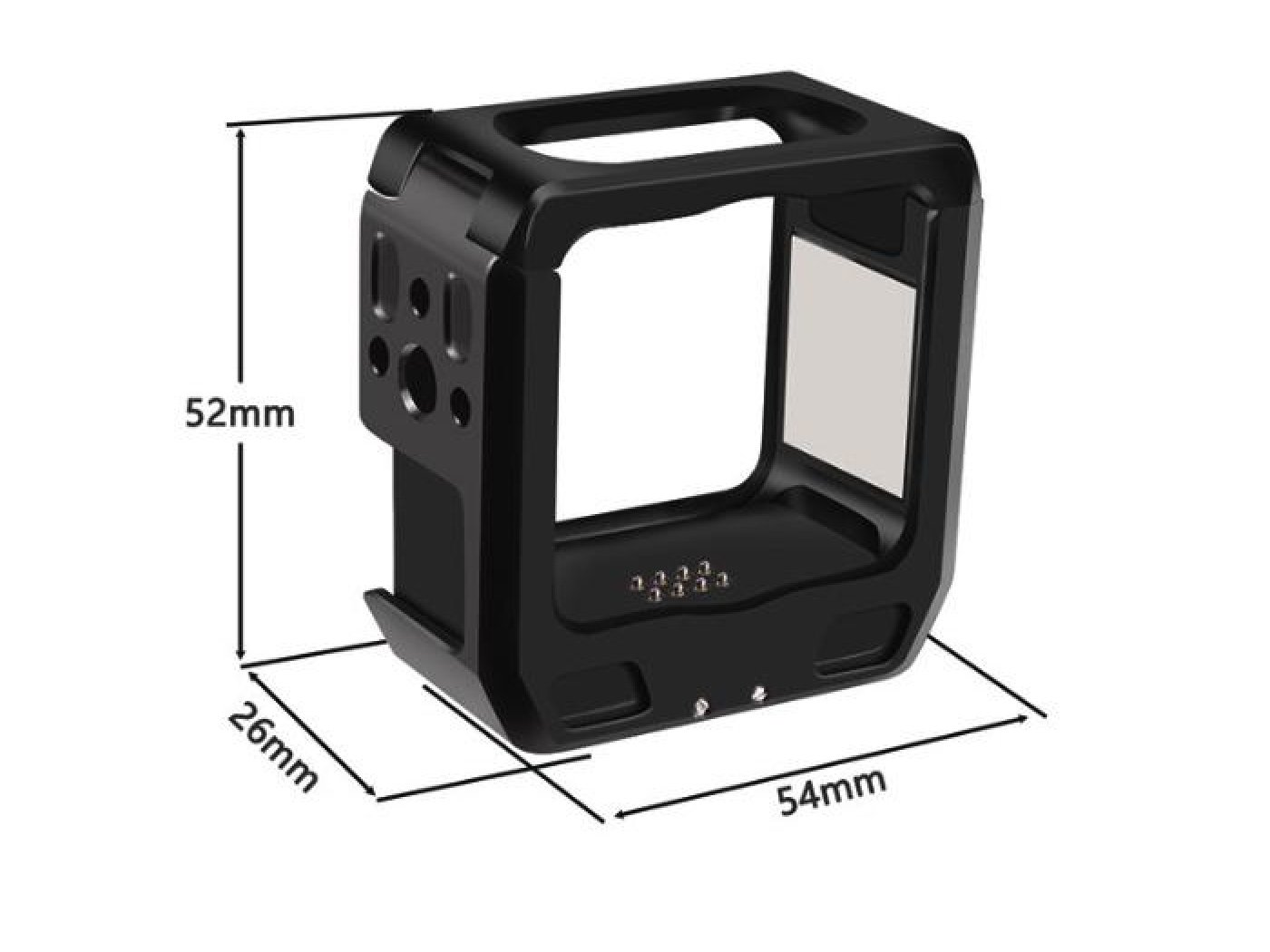 Hliníkový rám s otvorem pro nabíjení na kameru DJI Action 2