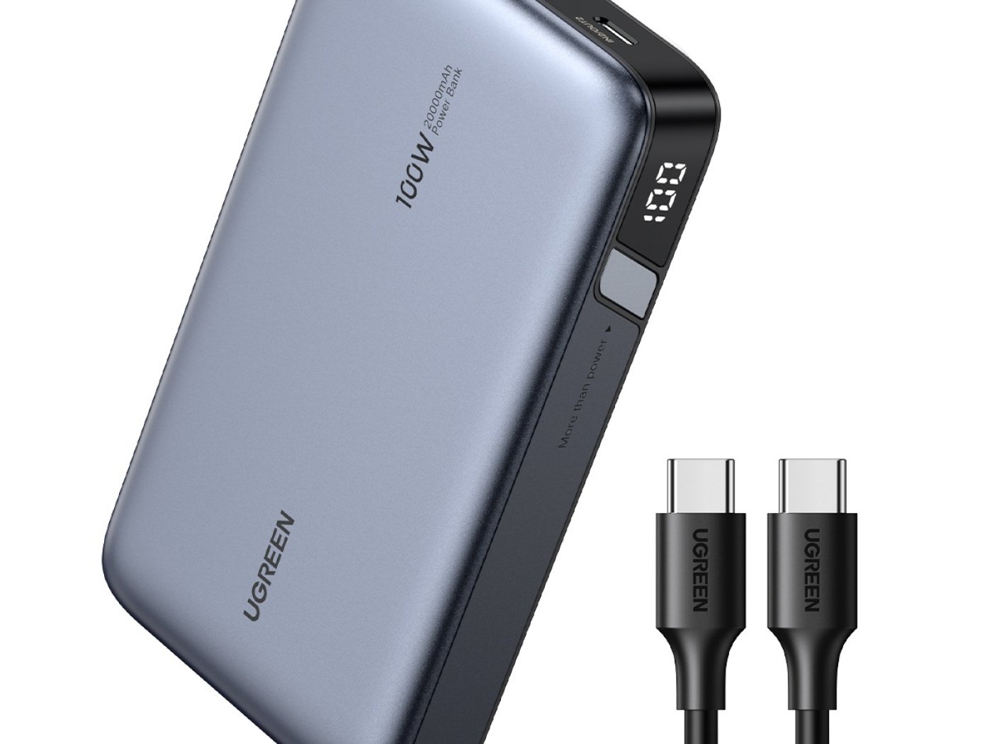 UGREEN Obousměrná Powerbanka s rychlonabíjením - 20000mAh 100W