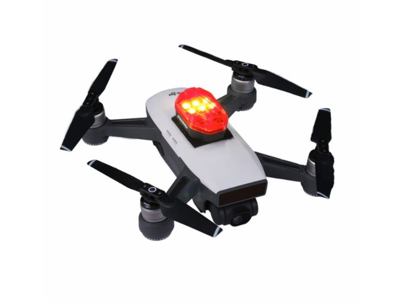 Přídavné blikající LED světlo na drony