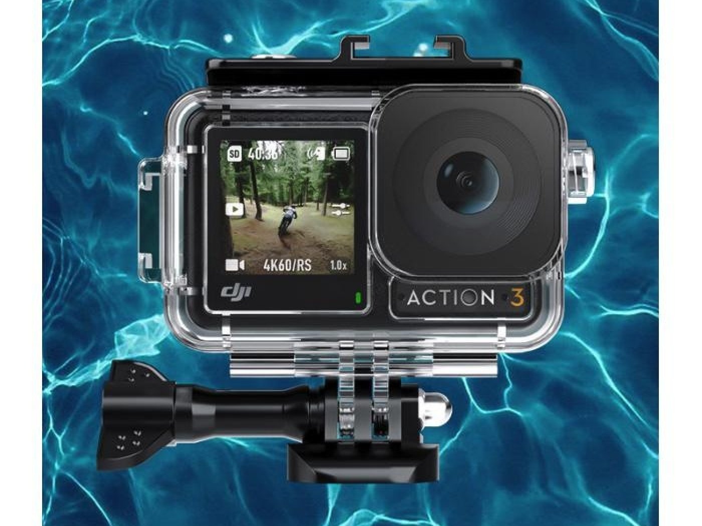 Podvodní kryt do 40 metrů na DJI Osmo Action 3 / Osmo Action 4