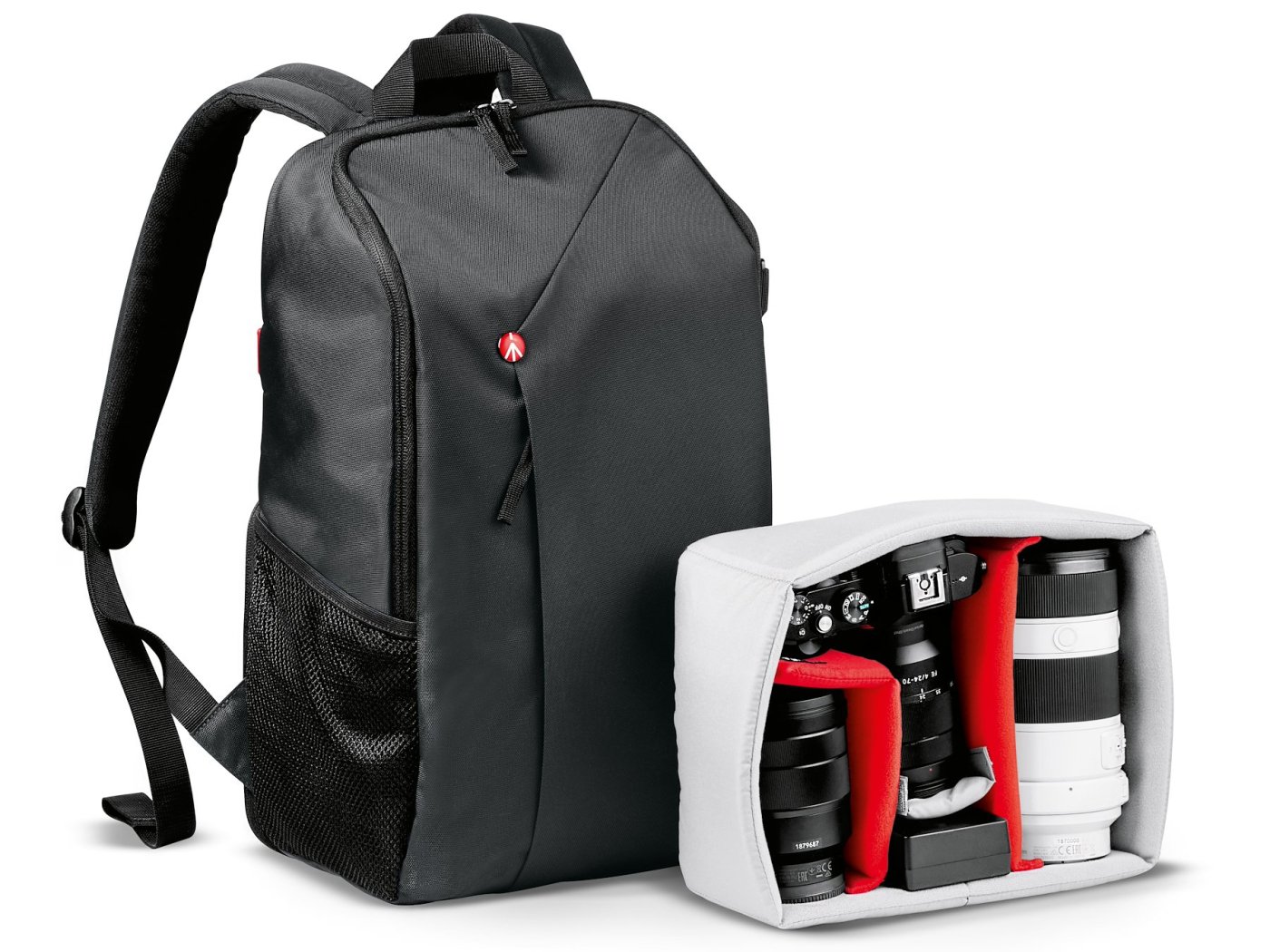 Fotobatoh Manfrotto NX CSC na dron DJI Mavic series / Spark - šedý