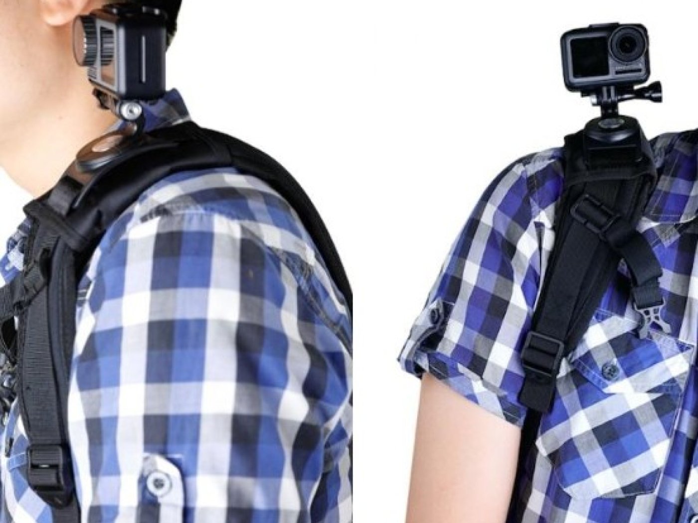 Držák na batoh pro akční kameru