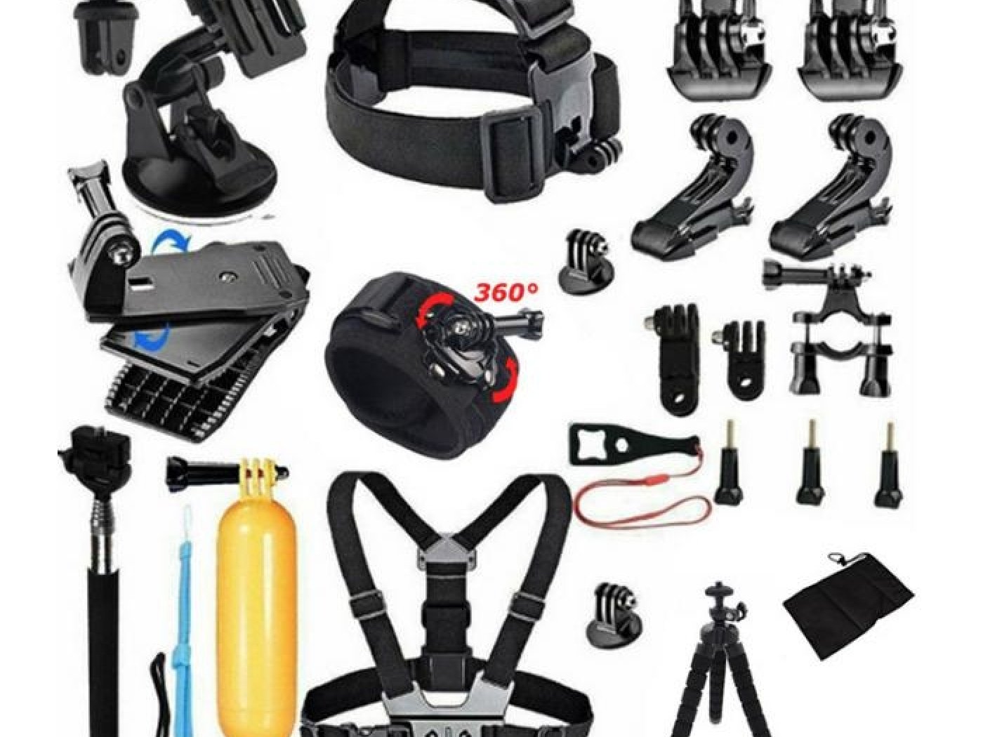 Sada příslušenství pro akční kameru (23 ks)