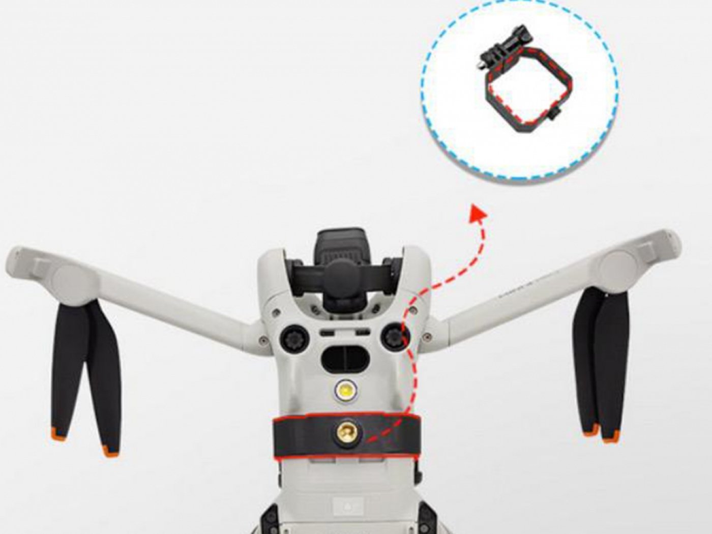 Adaptér pro připevnění akční kamery na dron DJI Mini 4 Pro