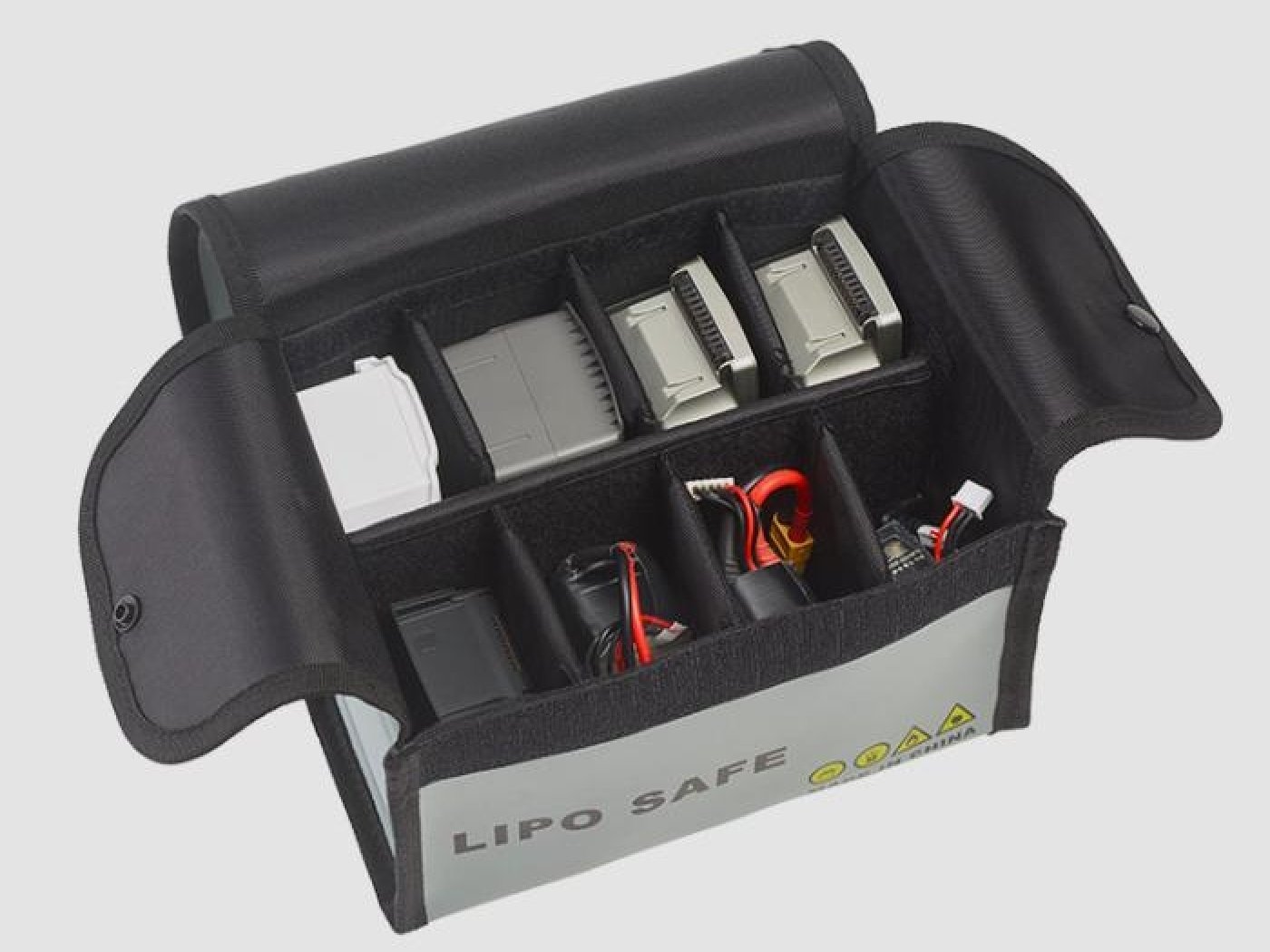 Ohnivzdorný obal na baterie dronu