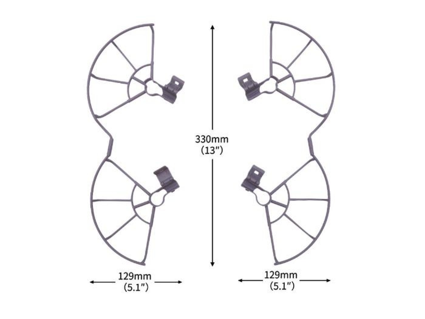 Ochranné oblouky na dron DJI Mini 3