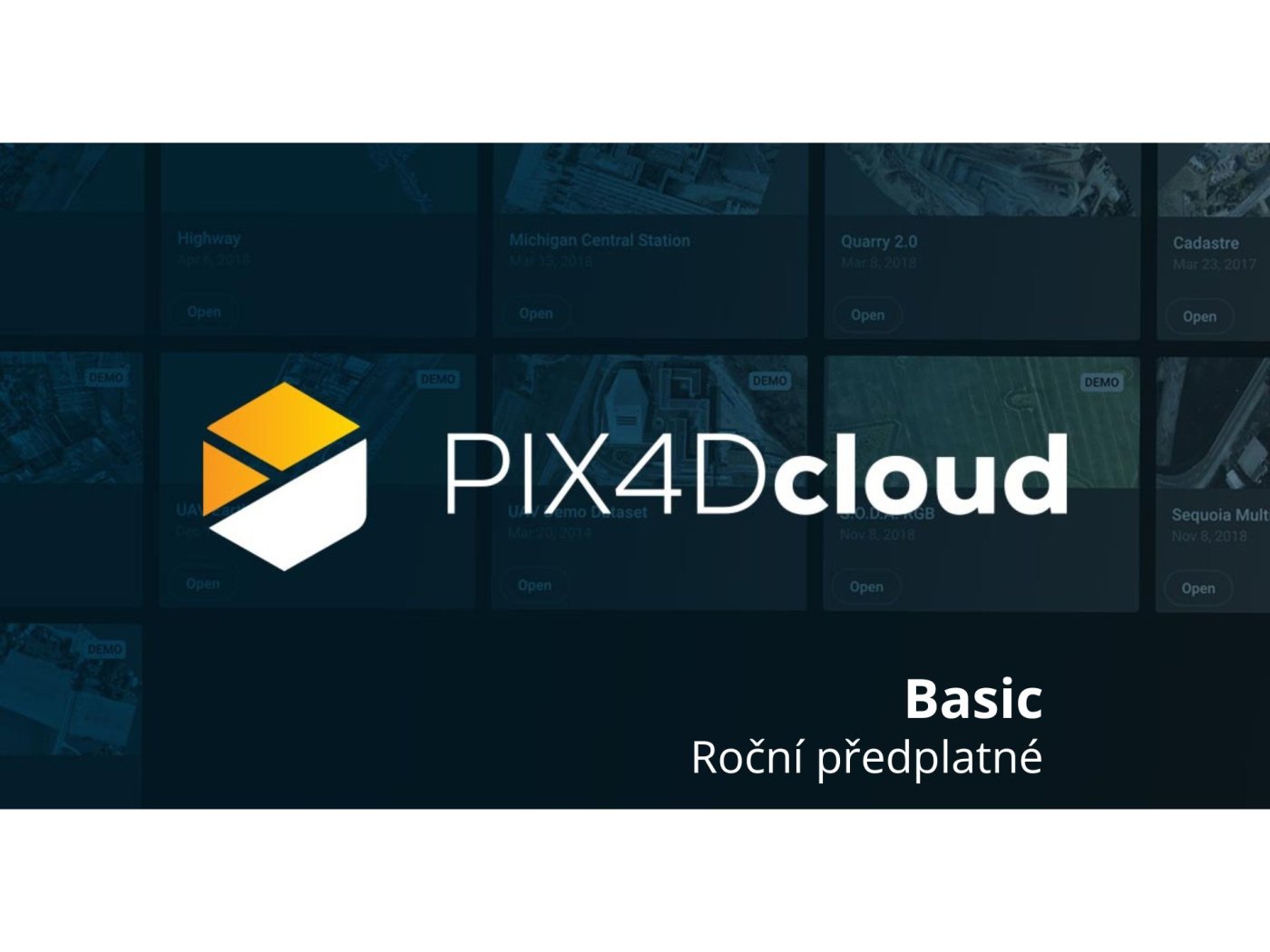 PIX4Dcloud Basic - roční předplatné