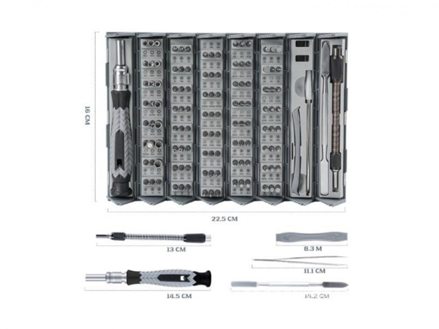 Univerzální sada nářadí (128ks)