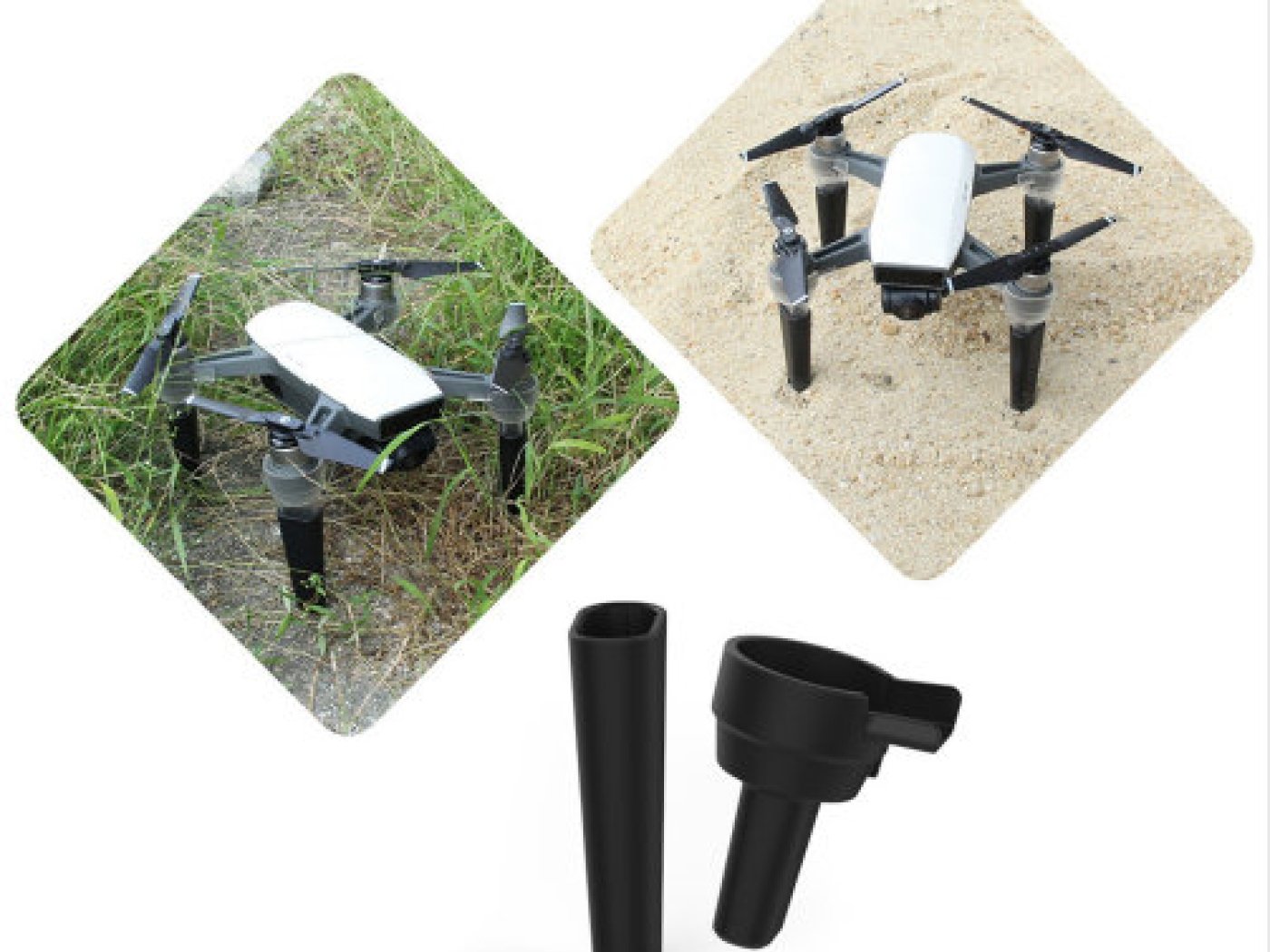 DJI Spark plovoucí přistávací plocha a zvýšené nohy