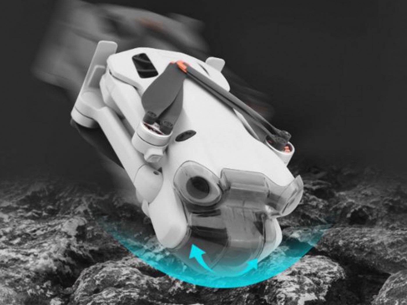 Kryt kamery a předních senzorů na dron DJI Mini 4 Pro