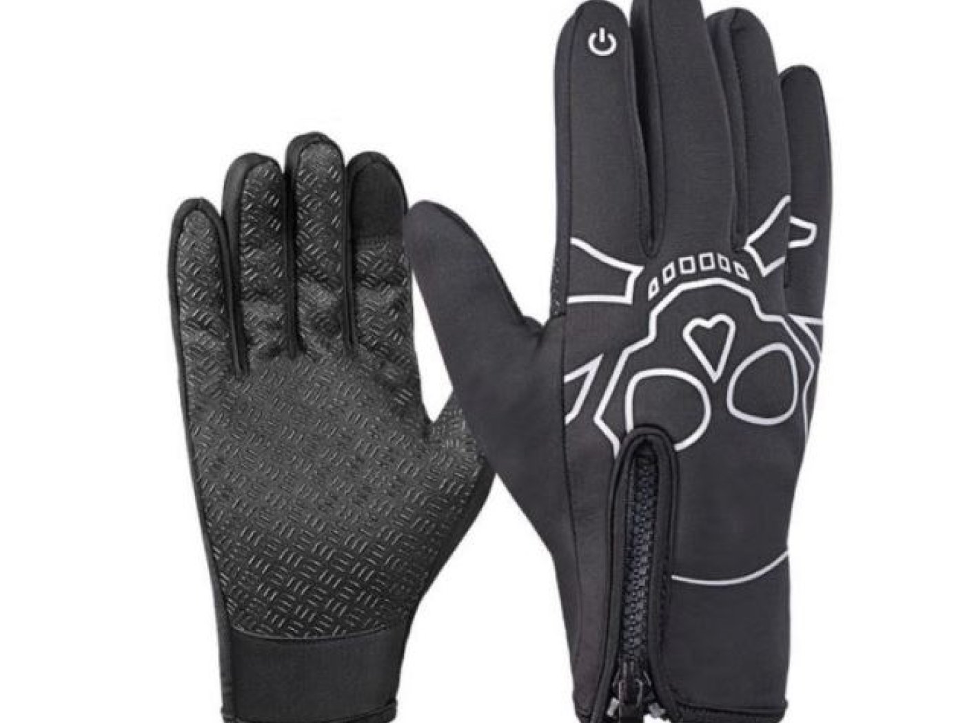 Černé fotografické rukavice (L)