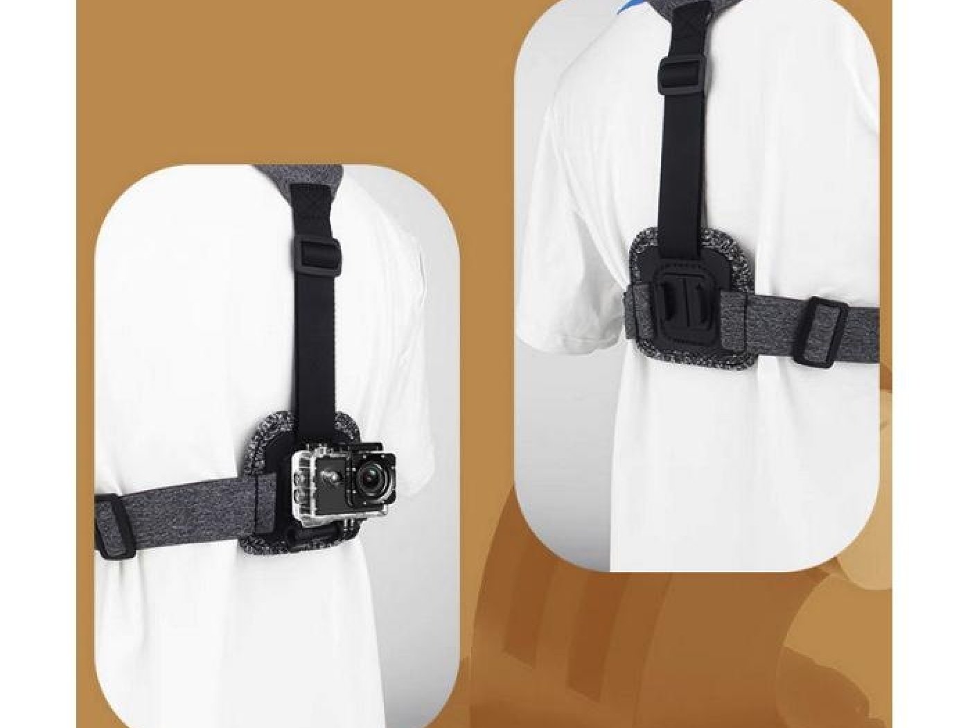 Hrudní popruh na akční kameru