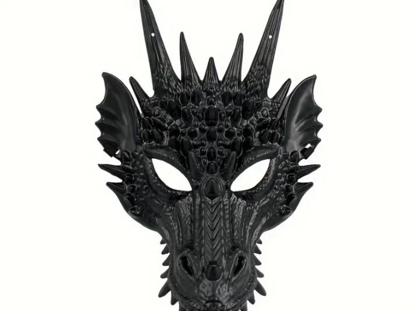 Dračí maska (černá)