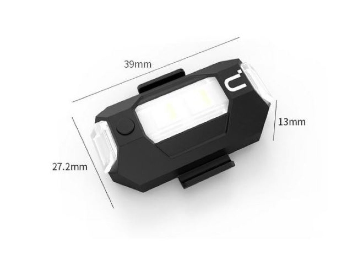 Přídavné blikající LED světlo na drony