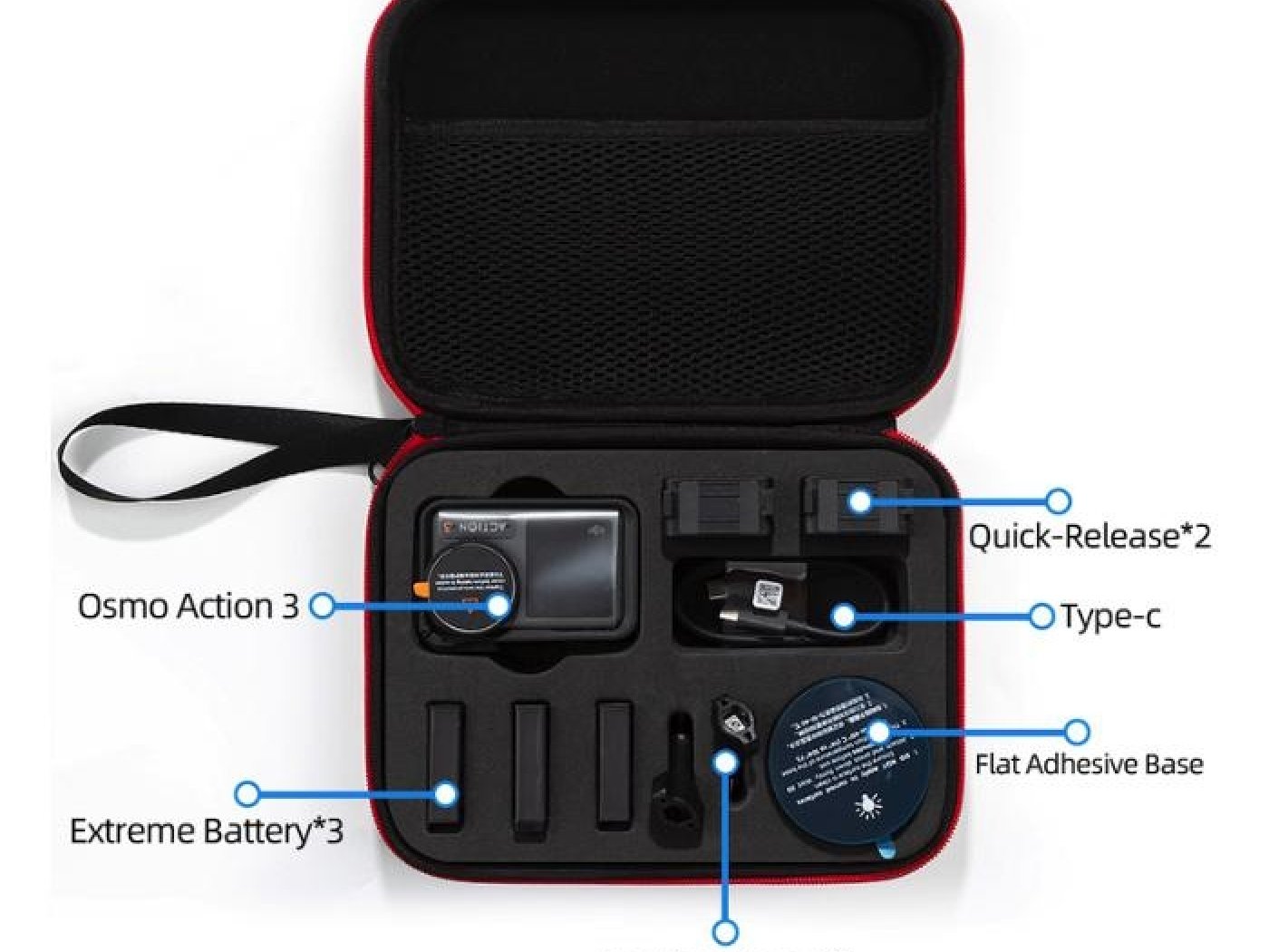 Nylonové pouzdro na kameru DJI Osmo Action 3 / Osmo Action 4