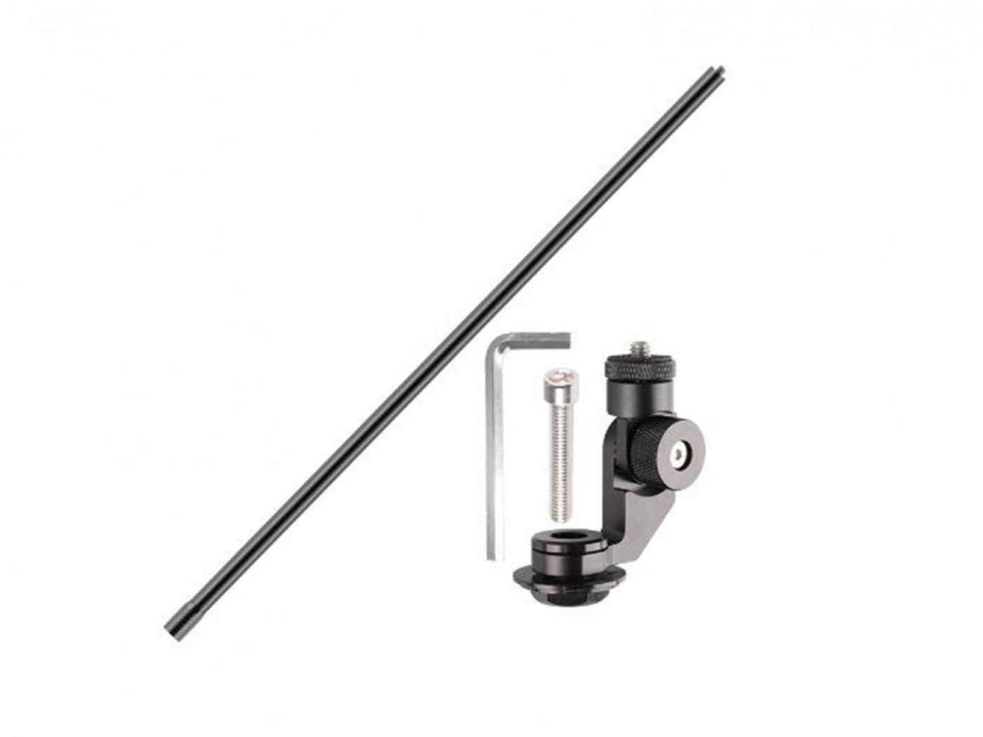 Držák akční kamery na řídítka kola + selfie tyč (50cm)