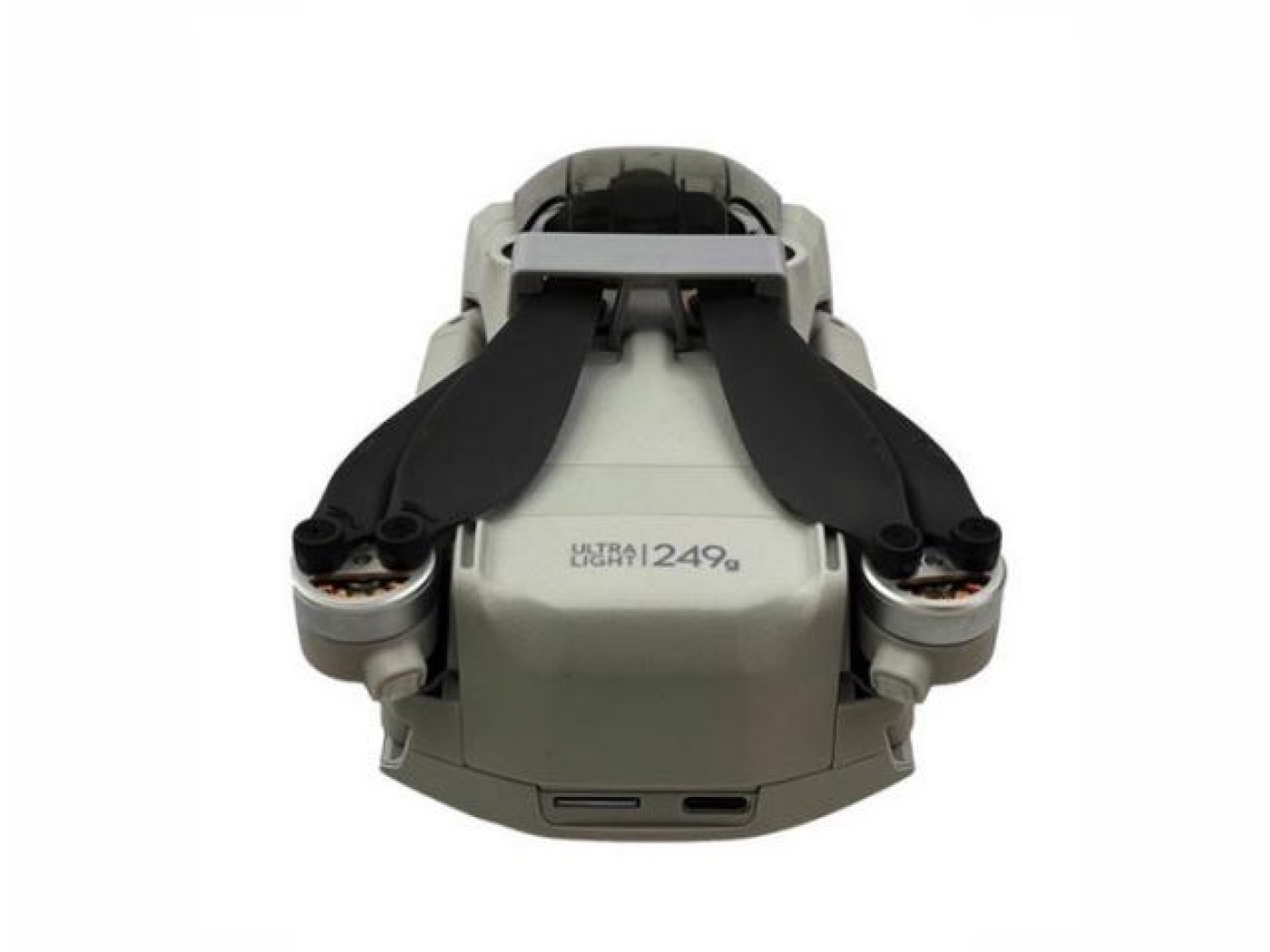 Šedý držák vrtulí na dron DJI Mini 3 Pro