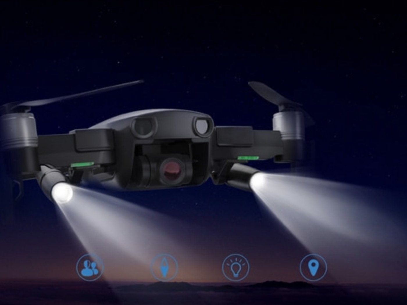 DJI Mavic Air sada LED osvětlení