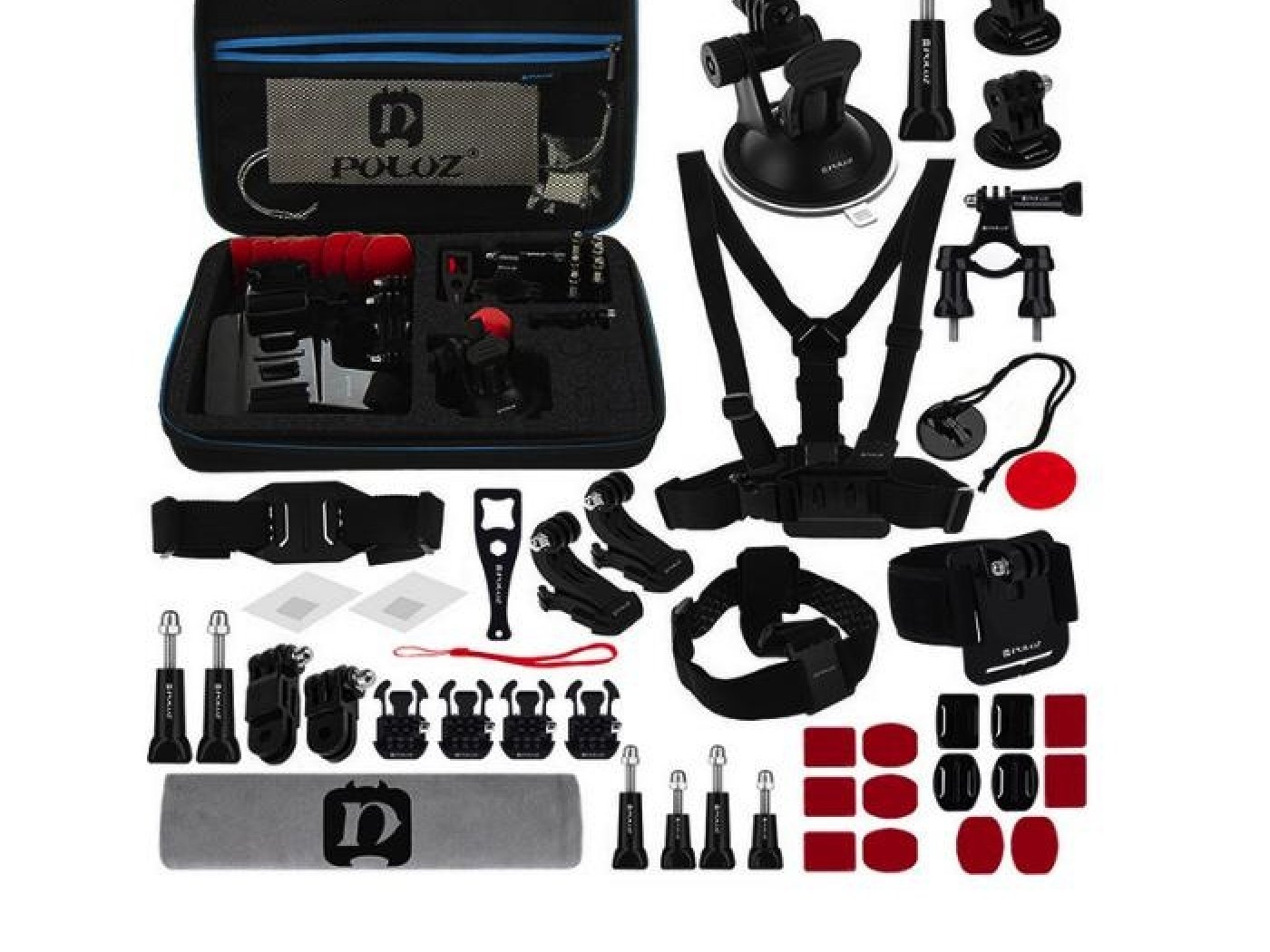 Sada příslušenství pro akční kameru (45 ks)