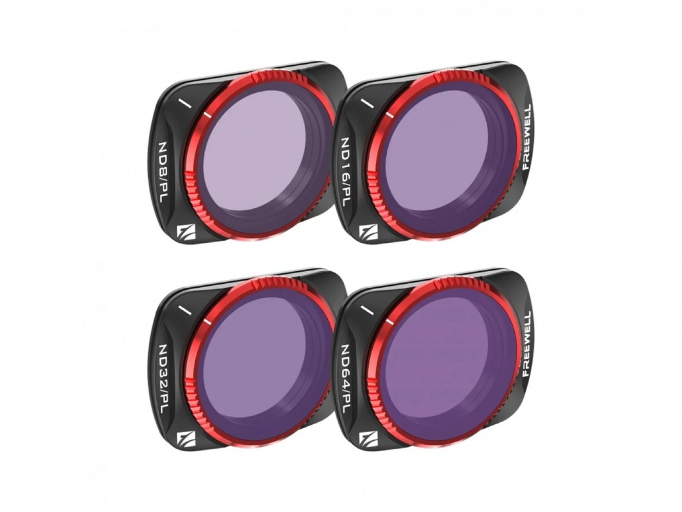 Freewell sada čytř filtrů Bright Day na DJI Osmo Pocket 3