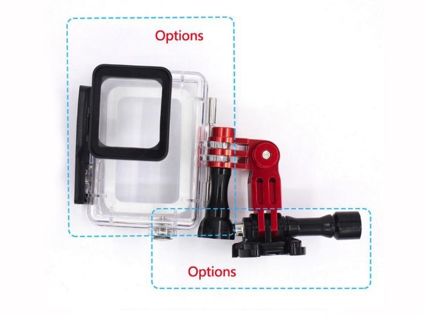 Dvojitý adaptér pro akční kameru