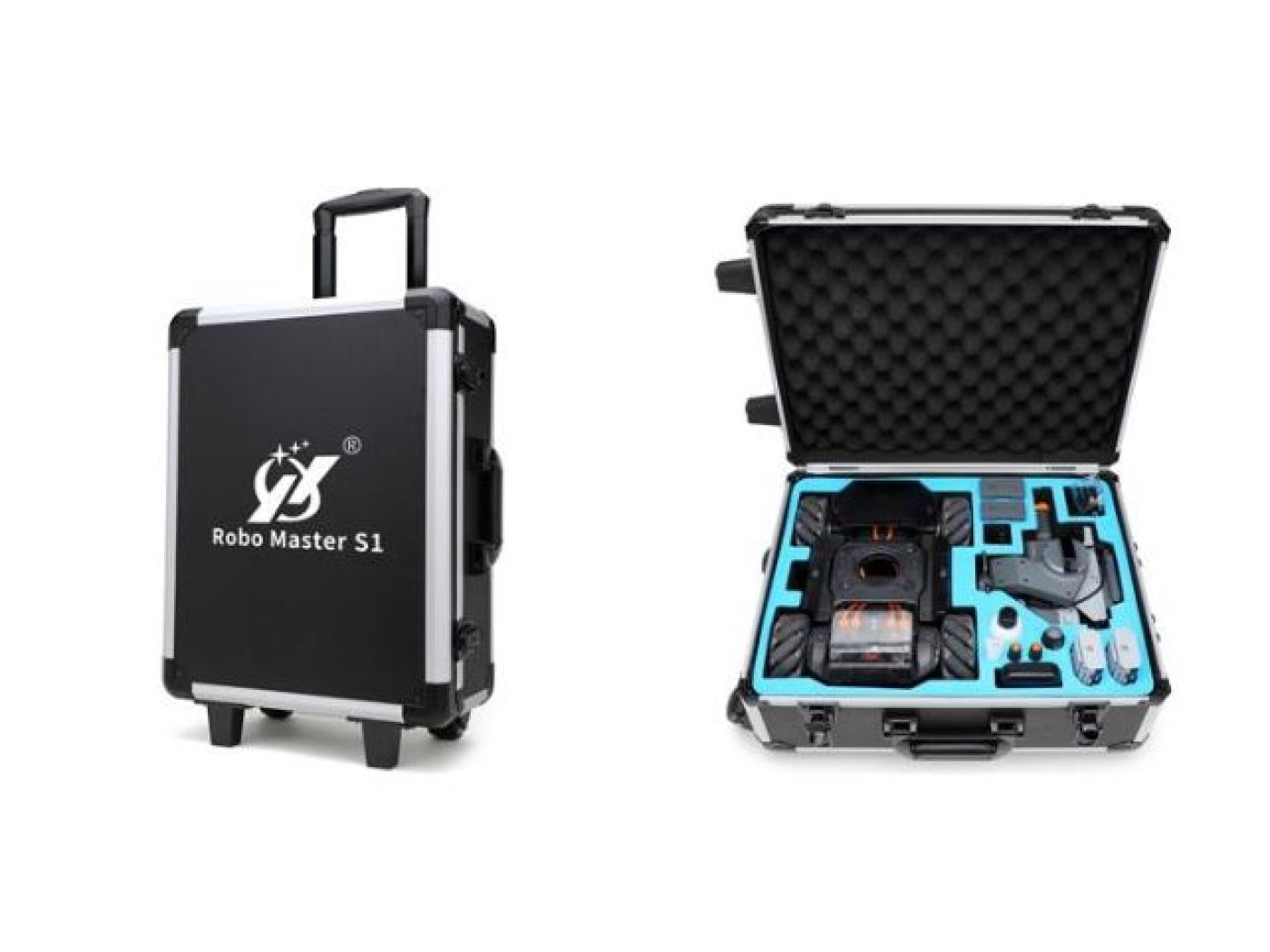 Hliníkový kufr na kolečkách pro DJI RoboMaster S1