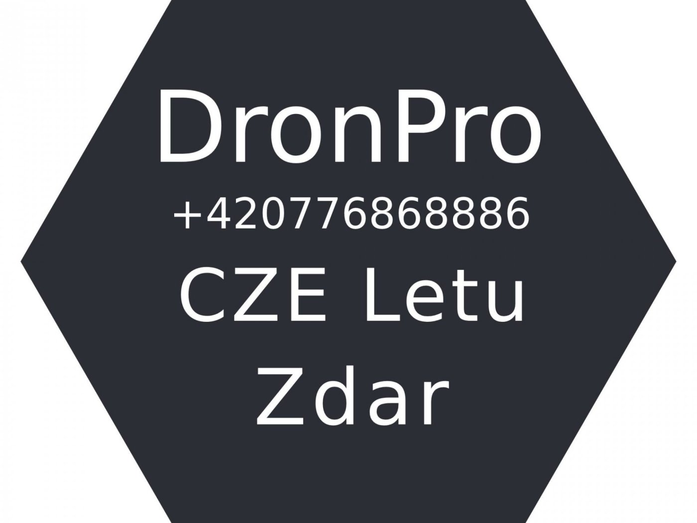 Poznávací značka / SPZ na dron – na míru