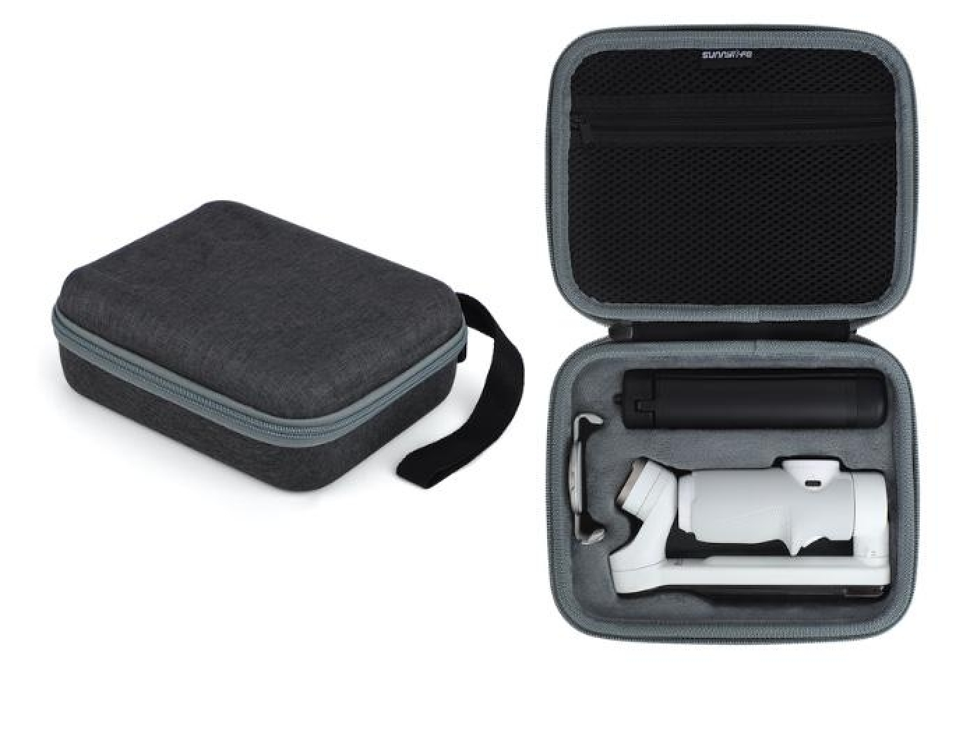 Šedé polyesterové pouzdro na stabilizátor Insta360 Flow