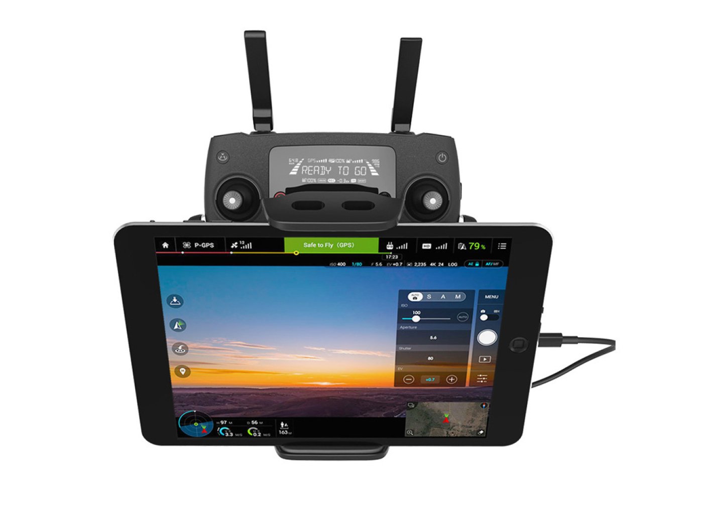 DJI Mavic series / Spark držák tabletu s otočným kloubem