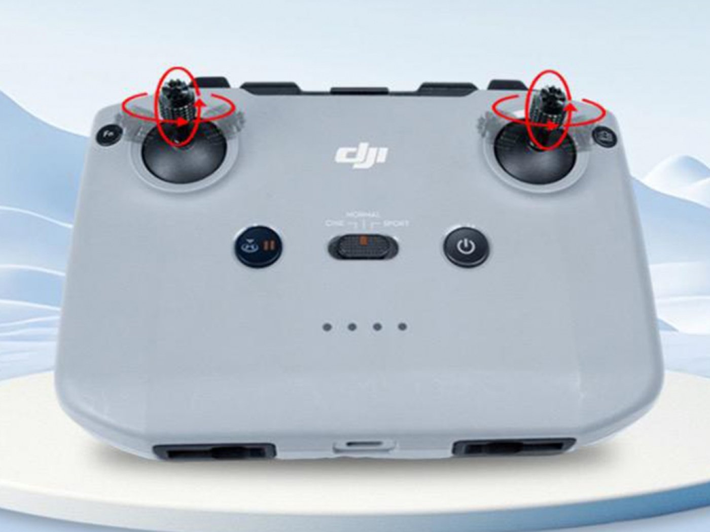 Černé CNC kniply na dálkový ovladač DJI RC-N1 / DJI RC-N2
